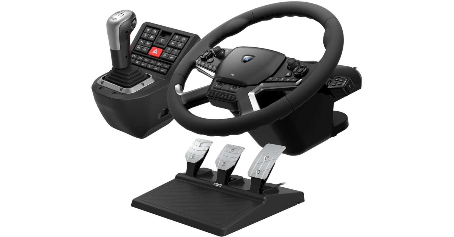 PC用ゲームコントローラー・コンバーター HORI Force Feedback Truck Control System Hori Force Feedback Truck Control System – Volan PC cu feedback