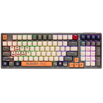 A4TECH Bloody S98 Aviator, mechanický (BLMS Red Switch), RGB osvetlenie, eSport Gaming, US, káblová klávesnica