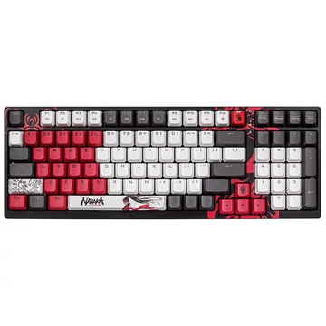 A4TECH Bloody S98, Mechanikus (BLMS Red Switch), RGB, eSport, Naraka, Gaming, US, Vezetékes billentyűzet