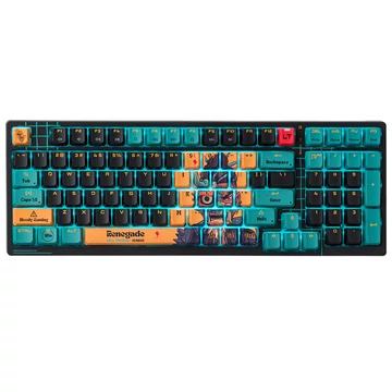 A4TECH Bloody AT98, mechanický (Alpha Switch), RGB, Renegade, Gaming, ENG, káblová klávesnica