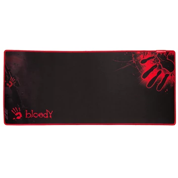 A4TECH Bloody B-087S, Gamer, 700x300x2 mm, Szövet, Csúszásmentes, Fekete-Piros, Egérpad