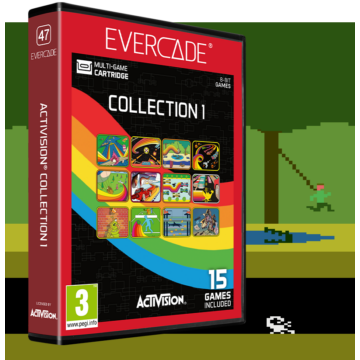 Evercade #47, Activision Collection 1, 15in1, Retro, Multi Game, Játékszoftver csomag