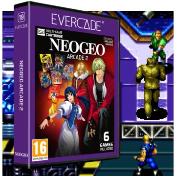 Evercade #19, NEOGEO Arcade 2, 6in1, Retro, Multi Game, Balíček herního softwaru