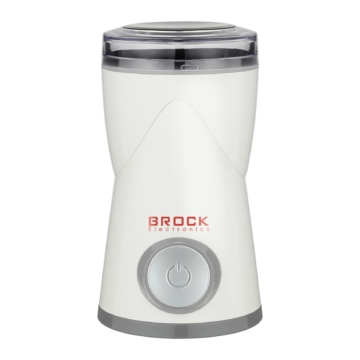 Brock CG 3050 WH 150 W, 50g, Acél penge, Fehér, Elektromos kávédaráló