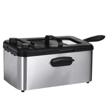 Friteuza de ulei Brock DF 3001 SS, 2200 W, 3,2 l, 130°C - 190°C, Otel inoxidabil