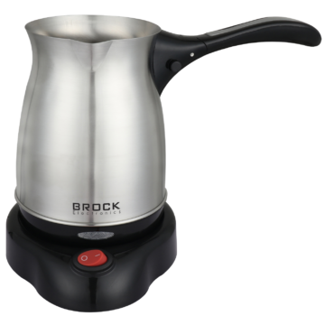 Brock ECP 105, 500 W, 0,5 L, Mokka, Eszpresszó, Rozsdamentes acél, Török kávéfőző