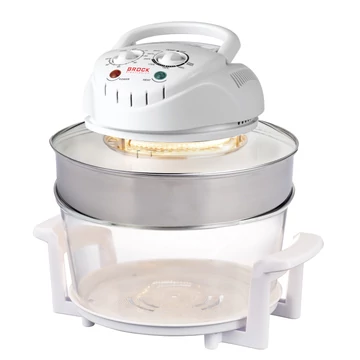 Brock HO 1701 WH, 1400 W, 17 l, 100-250 °C, ventilátor, biela, halogénová mini rúra