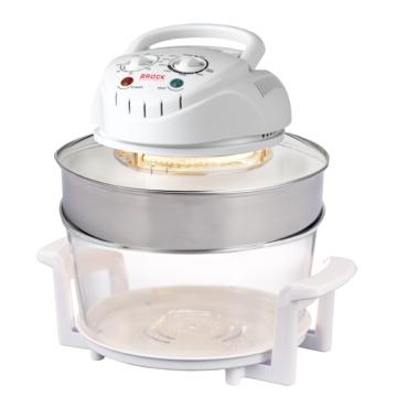 Brock HO 1701 WH, 1400 W, 17 L, 100-250°C, Légkeveréses, Fehér, Halogén Mini sütő