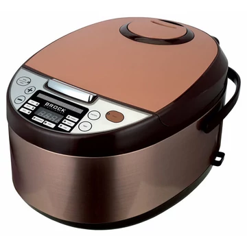 Brock MC 1110, 900 W, 5 liter, 11 program de gătit, interior din aluminiu, bronz, oală electrică