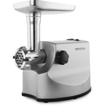 Brock MG 1800 SS, 1800 W, 3-7 mm, 1,5 kg/min, plast, striebro, Elektrický mlynček na mäso