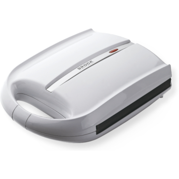 Brock SSM 3008 WH, 1400 W, 8 plátků (XXL), Izolovaný, Bílá, Sendvičový toustovač