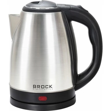 Brock WK0616S, 1500W, 1,8 L, 360°, Rozsdamentes acél, Ezüst, Elektromos vízforraló