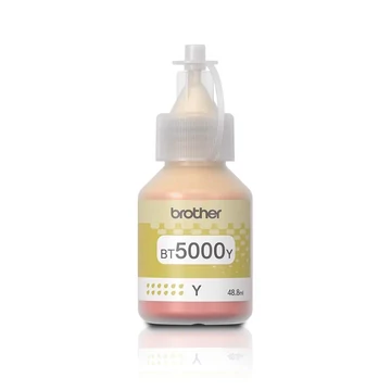 Brother BT5000Y, vysoká výťažnosť, 5 000 strán, originál, žltá, zásobník atramentu