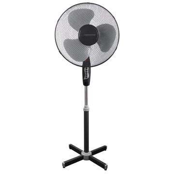 Esperanza EHF001KE, Hurricane, 50W, 40cm, 3-rýchlostná, oscilačná, čierno-sivá, stojaci ventilátor