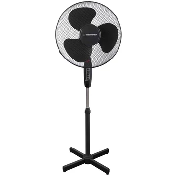 Esperanza EHF001KK HURRICANE, 50W, 40cm, 3-rýchlostný, oscilačný, čierny, stojaci ventilátor