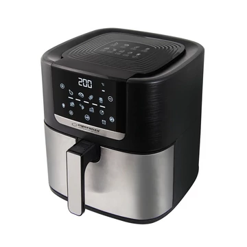 Esperanza EKA004 Pollo Fritto, 1600 W, 8L, 10 Program, Černá-nerezová ocel, Horkovzdušná trouba