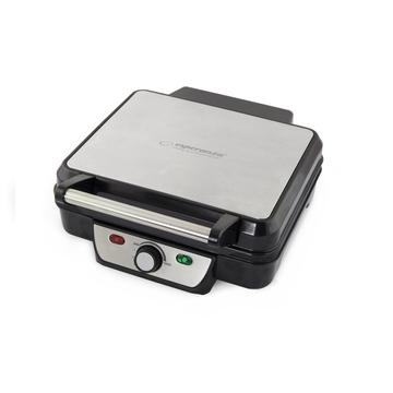 Esperanza EKG007 Provolone 2000W, 180°, Hőszigetelt, Tapadásmentes fekete-ezüst kontakt grill