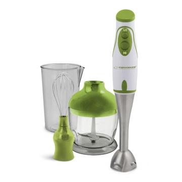 Esperanza EKM003G PESTO 450W Rozsdamentes acél zöld/fehér botmixer szett