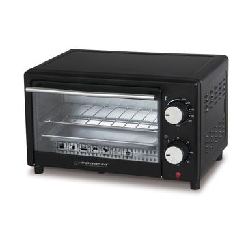 Esperanza EKO007 CALZONE 900W 10L Elektromos fekete mini sütő