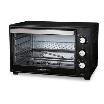 Esperanza EKO008 PROSCIUTTO 1600W, 20 L, 0 - 250°C Fekete Elektromos mini sütő