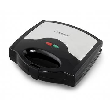 Esperanza EKT005, Muffuletta, 3in1, 700W, Hőszigetelt, Tapadásmentes, Fekete, Szendvicssütő