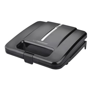 Esperanza EKT010 Parmigiano 1000W, Hőszigetelt, Tapadásmentes, Fekete szendvicssütő
