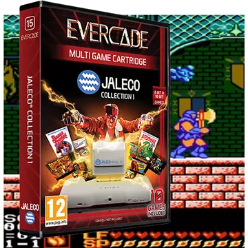 Evercade #15, Jaleco Collection 1, 10in1, Retro, Multi Game, Játékszoftver csomag