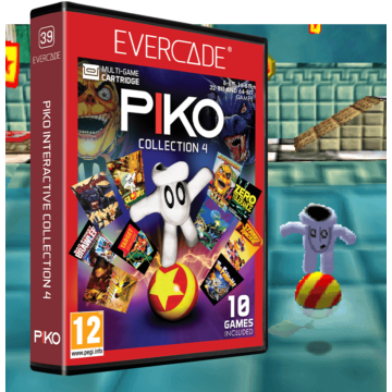 Evercade #39, Piko Interactive Collection 4, 10in1, Retro, Multi Game, Játékszoftver csomag