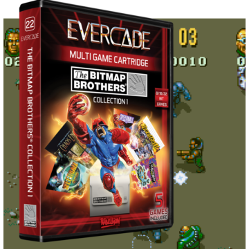 Evercade #22, Bitmap Brothers Collection 1, 5in1, Retro, Multi Game, Játékszoftver csomag