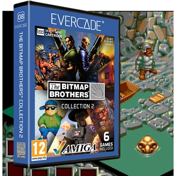 Evercade C8, The Bitmap Brothers Collection. 2, 6in1, Retro, Multi Game, Játékszoftver csomag