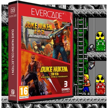 Evercade #33, Duke Nukem Collection 1, 3v1, Retro, Multi Game, Herný softvérový balík