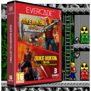 Evercade #33, Duke Nukem Collection 1, 3v1, Retro, Multi Game, Herní softwarový balíček