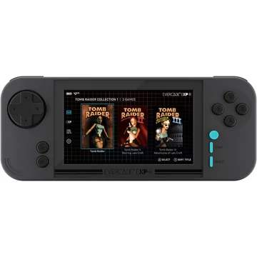 Evercade EXP-R, Retro Gaming, 800x480 IPS, Wi-Fi, USB-C, kolekcia Tomb Raider, prenosná herná konzola