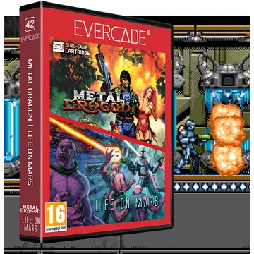 Evercade #42, Metal Dragon/Life on Mars, 2v1, Retro, Multi Game, Herný softvérový balík