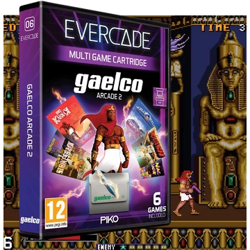 Evercade A6, Gaelco (Piko) Arcade 2, 6v1, Retro, Multi Game, Herný softvérový balík
