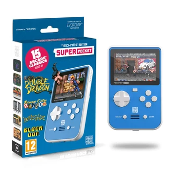 Hyper Mega Tech, Retro Gaming, 2,8″ IPS, Technos Edition, 15 vstavaných hier, prenosná herná konzola