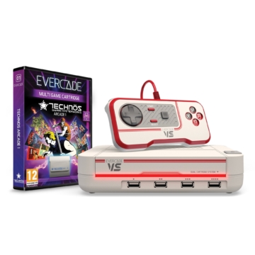 Evercade VS, Retro Gaming, Full HD 1080p, Wi-Fi, Multiplayer, Asztali játékkonzol