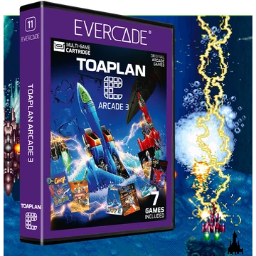 Evercade A11, Toaplan Arcade 3, 7v1, Retro, Multi Game, Herný softvérový balík