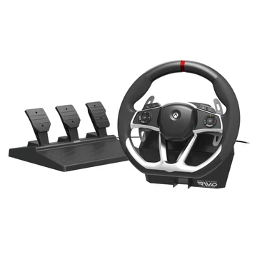 Set de volan, Hori Force Feedback Racing Wheel DLX, Xbox Series X|S, Xbox One, Negru
