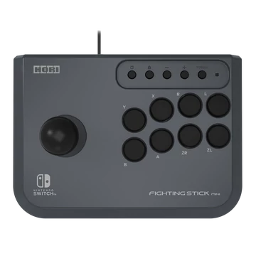 Hori Fighting Stick Mini, Nintendo Switch/OLED, PC, Arcade, šedá, káblový ovládač