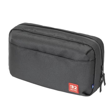 Hori Reversible Travel Pouch, Nintendo Switch 2, Official license, Oboustranné, šedé, ochranné pouzdro na konzoli