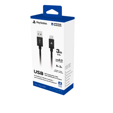 Hori Charging Play, PlayStation®5, USB Type-C, 3m, Adat és töltő kábel