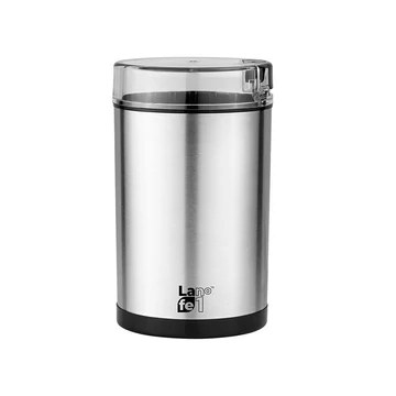 LaFe MKB-006, 150 W, Max. 70 g, Nerezová oceľ, Dvojitá čepeľ, Inox, Elektrický mlynček na kávu