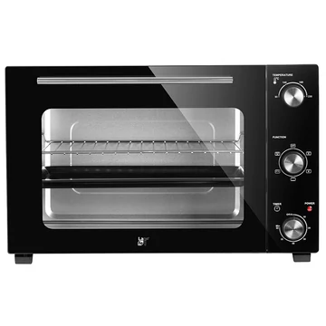 LaFe PIW-005, 1800W, 48 L, 90-230 C, Dvojstenná, Cool-touch, Funkcia grilu, Čierna, Elektrická mini rúra