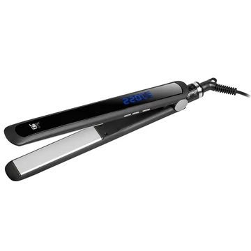 LaFe PSJ002, keramický rovný, 60W, nastavenie teploty, kábel 360°, LCD, keramika, čierna, žehlička na vlasy