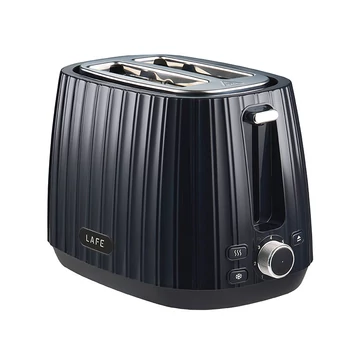 LaFe Modern, 1080 W, 2 plátky, funkcia rozmrazovania, plastová oceľ, čierna, hriankovač