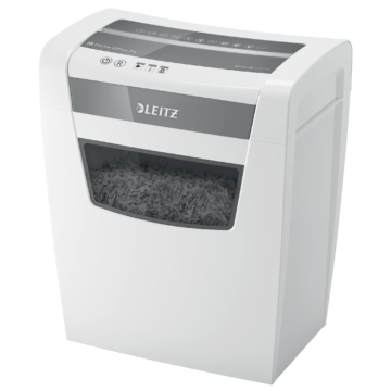 Leitz IQ Home Office, 23 liter, Řezání konfet, P-4, 1,8 m/min, Bílá, Skartovačka papíru