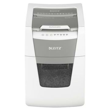 LEITZ "IQ AutoFeed SmallOffice 100 P5 Pro" mikrokonfetti vágású 100 lapos Iratmegsemmisítő