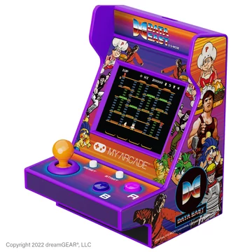 My Arcade Pico Player, Retro, 3.7", Színes kijelző, 108in1, Data East licenc, Hordozható bartop