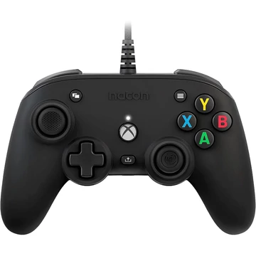 Nacon Pro Compact, Xbox Series X|S, Xbox One, PC, 3D Sound, Fekete, Vezetékes kontroller